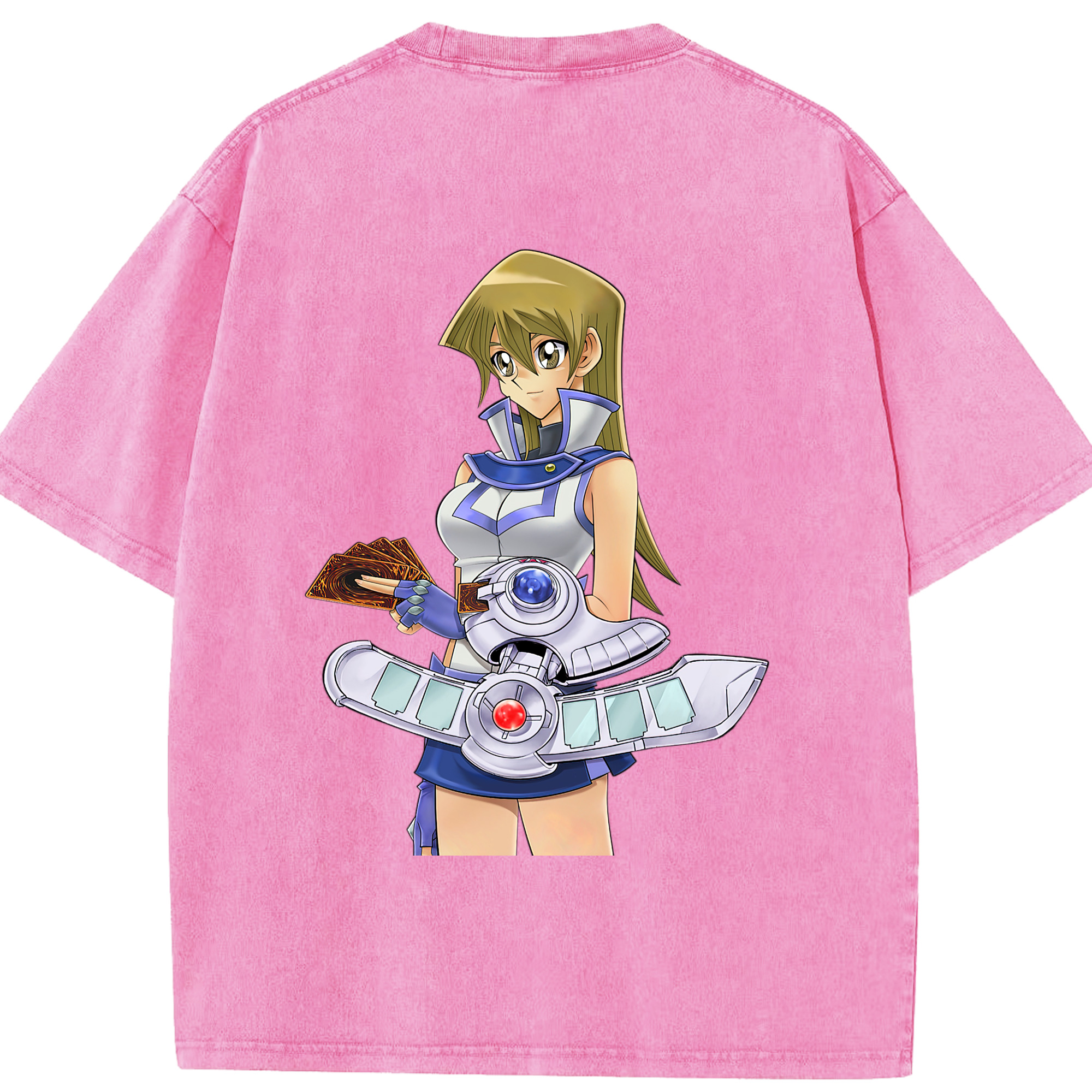 （画像用） 遊☆戯☆王 Yu-Gi-Oh! 綿100% ヴィンテージ風 半袖Tシャツ（背面プリント）
